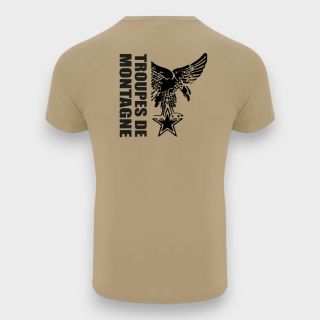 Tee-shirt Montagne design CONTROL DRY Coyote