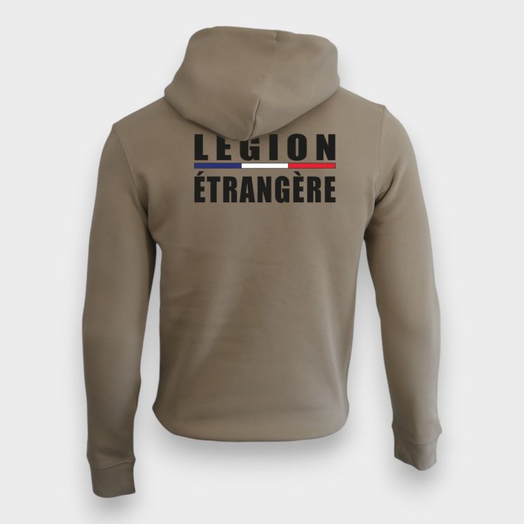 Sweat-shirt 350g Légion Etrangère Liseré Wet sand