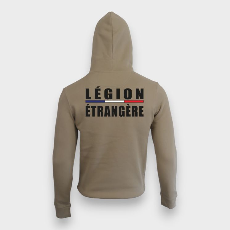 Sweat-shirt 350g Légion Etrangère Liseré Wet sand