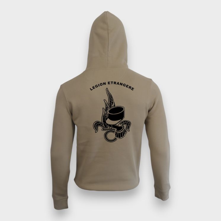 Sweat-shirt 350g Légion Etrangère Wet sand