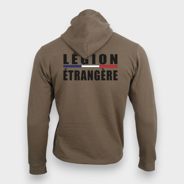 Sweat-shirt Légion Etrangère Liseré Moka