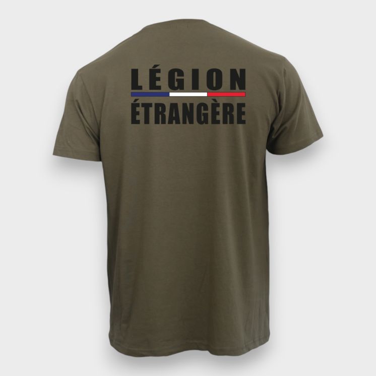 T-shirt 190g Légion Etrangère Liseré kakhi