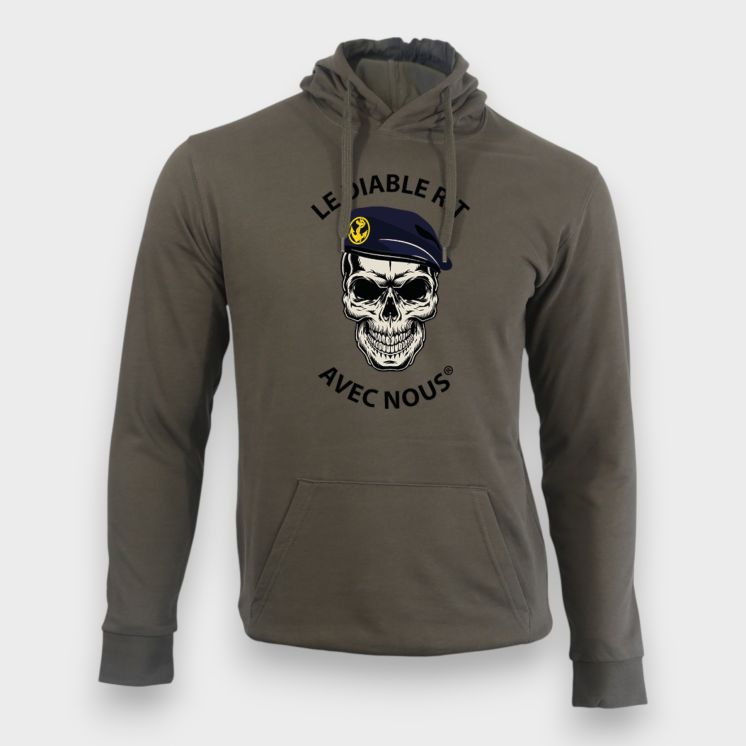 Sweat-shirt LE DIABLE RIT TDM Kakhi