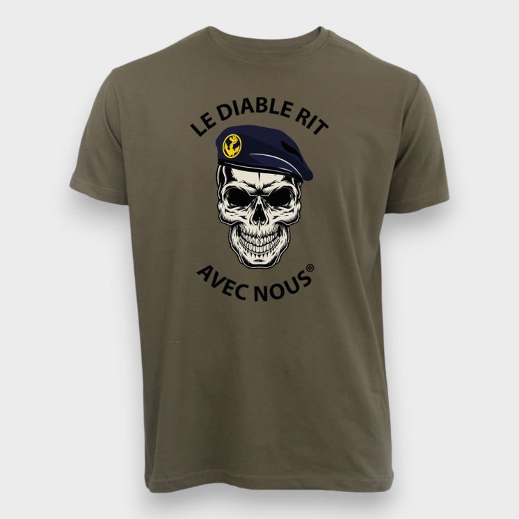 T-shirt 190g LE DIABLE RIT TDM Kakhi