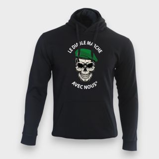 Sweat-shirt LE DIABLE MARCHE Noir