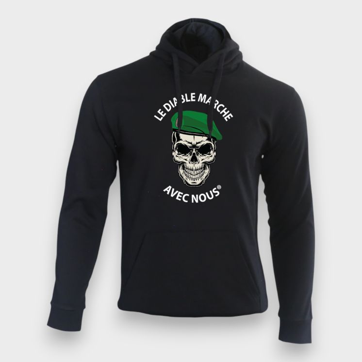 Sweat-shirt LE DIABLE MARCHE Noir