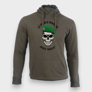 Sweat-shirt LE DIABLE MARCHE Kakhi