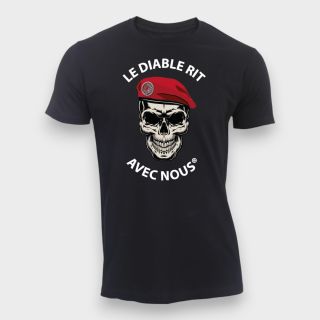T-shirt 190g LE DIABLE RIT Métro Noir