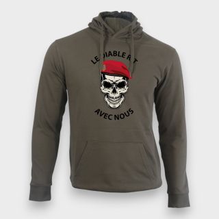 Sweat-shirt LE DIABLE RIT Colo Kakhi