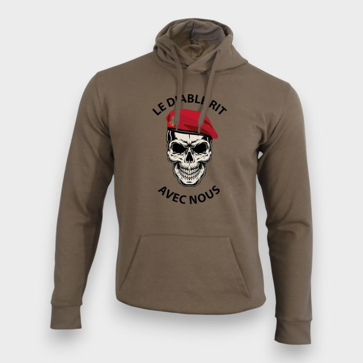 Sweat-shirt LE DIABLE RIT Colo Moka