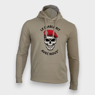 Sweat-shirt LE DIABLE RIT Métro Light Sand