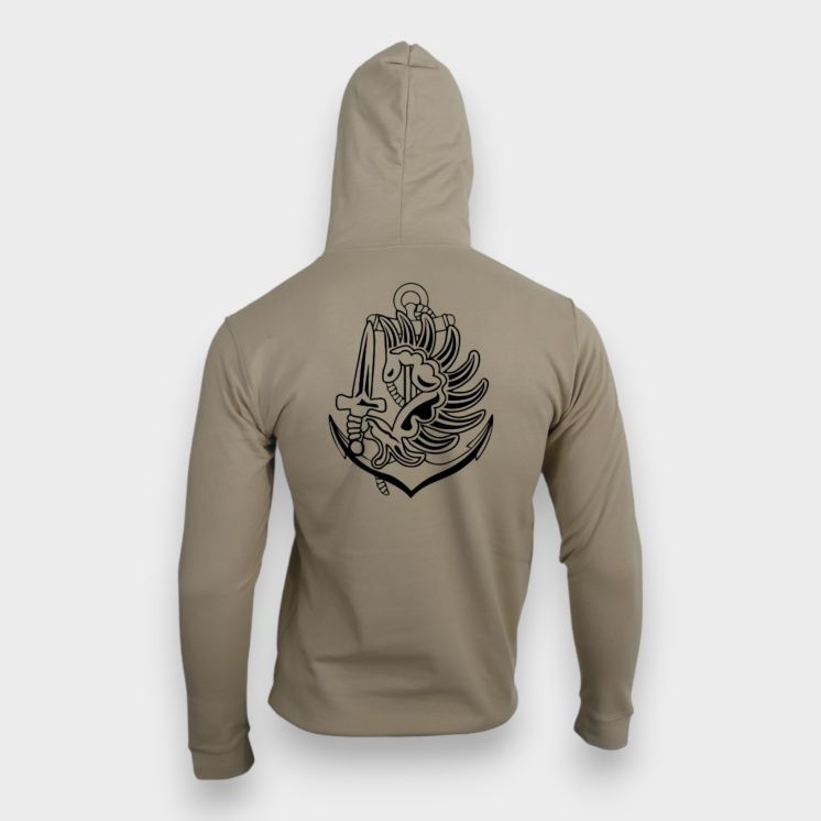 Sweat-shirt zippé para Colo Light Sand