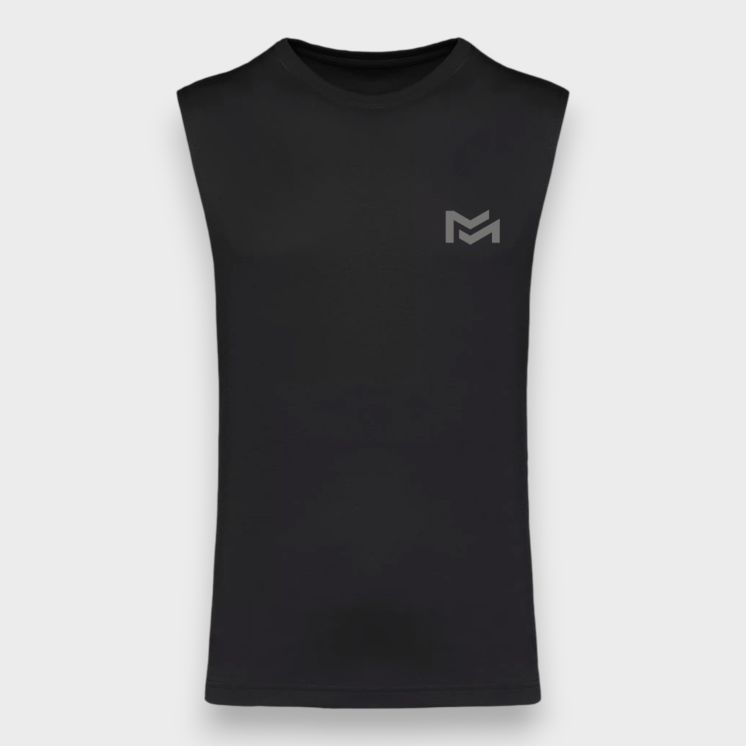 T-shirt sans manche Essential Noir