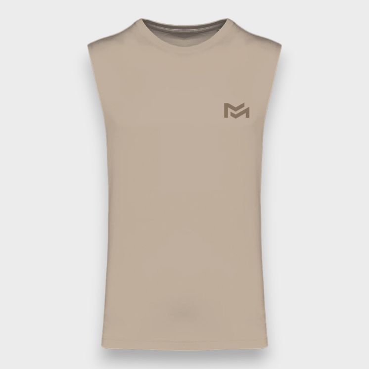 T-shirt sans manche Essential Light sand