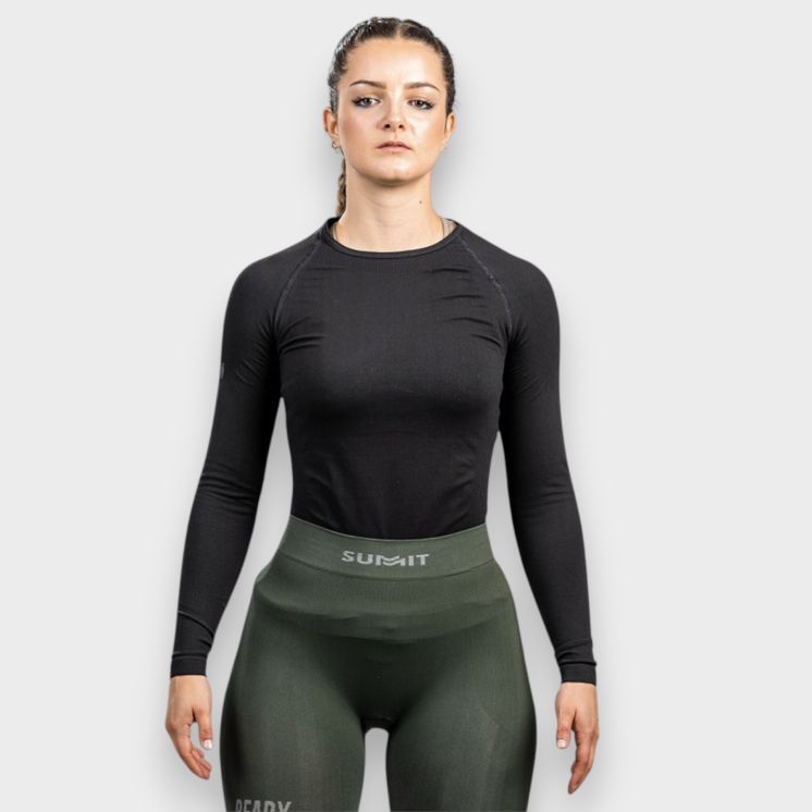 Women's T-shirt Technical Line SEQUOÏA Black