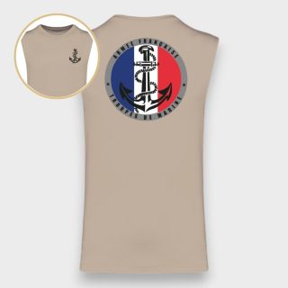 T-shirt sans manche TDM France Light sand