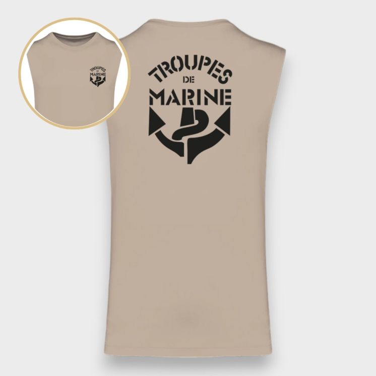 T-shirt sans manche TDM Light sand