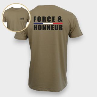 T-shirt Force & Honneur Coyote
