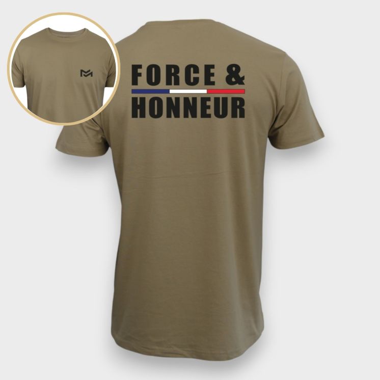 T-shirt Force & Honneur Coyote