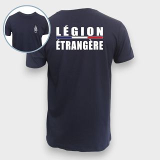 T-shirt 190g Légion Etrangère Liseré Marine