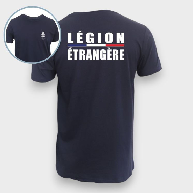 T-shirt 190g Légion Etrangère Liseré Marine