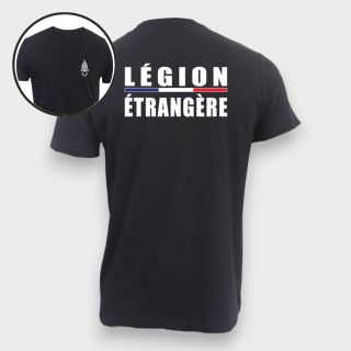 T-shirt 190g Légion Etrangère Liseré Noir