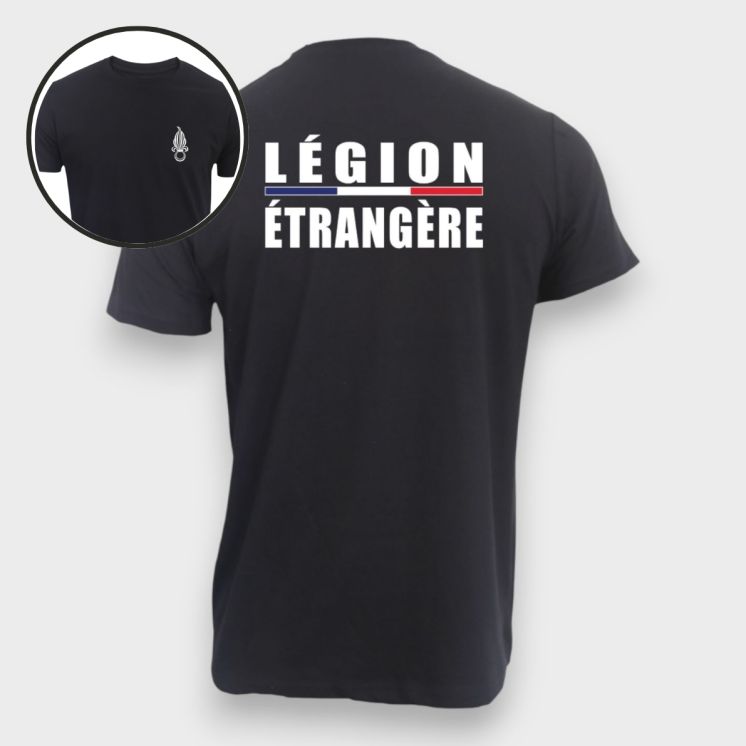 T-shirt 190g Légion Etrangère Liseré Noir