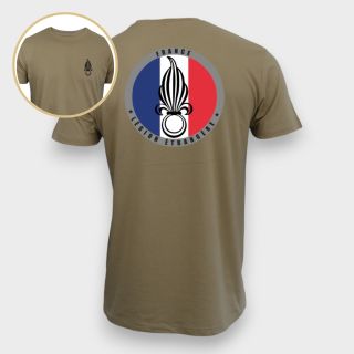 T-shirt Légion Etrangère France Coyote