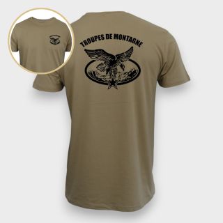 T-shirt Troupes de Montagne Coyote