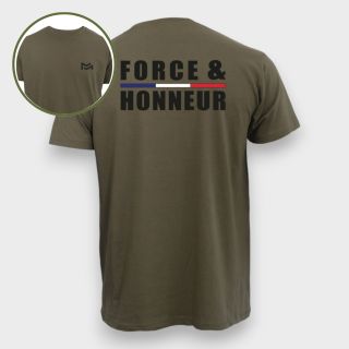 T-shirt Force & Honneur Kaki