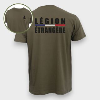 T-shirt 190g Légion Etrangère Liseré kakhi