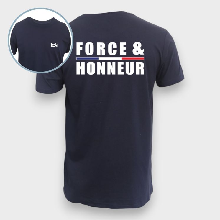T-shirt Force & Honneur Marine