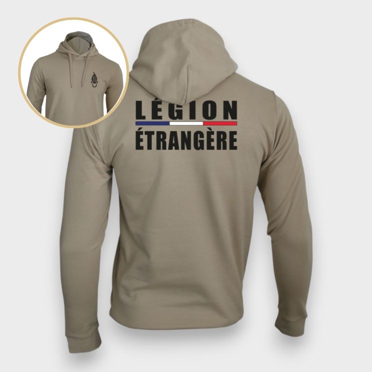 Sweat-shirt Légion Etrangère Liseré Light sand