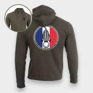 Sweat-shirt Légion Etrangère France Kaki