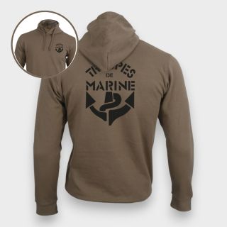 Sweat-shirt Troupes de Marine Moka
