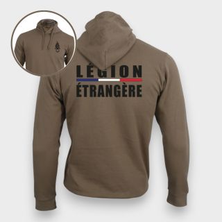 Sweat-shirt Légion Etrangère Liseré Moka