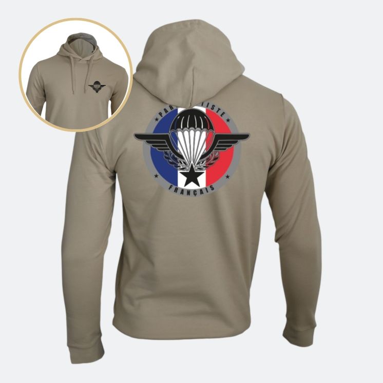 Sweat-shirt Parachutiste Français Light Sand