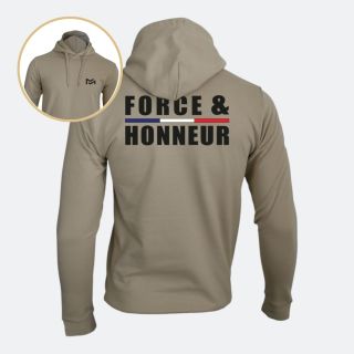 Sweat-shirt Force & Honneur Light Sand