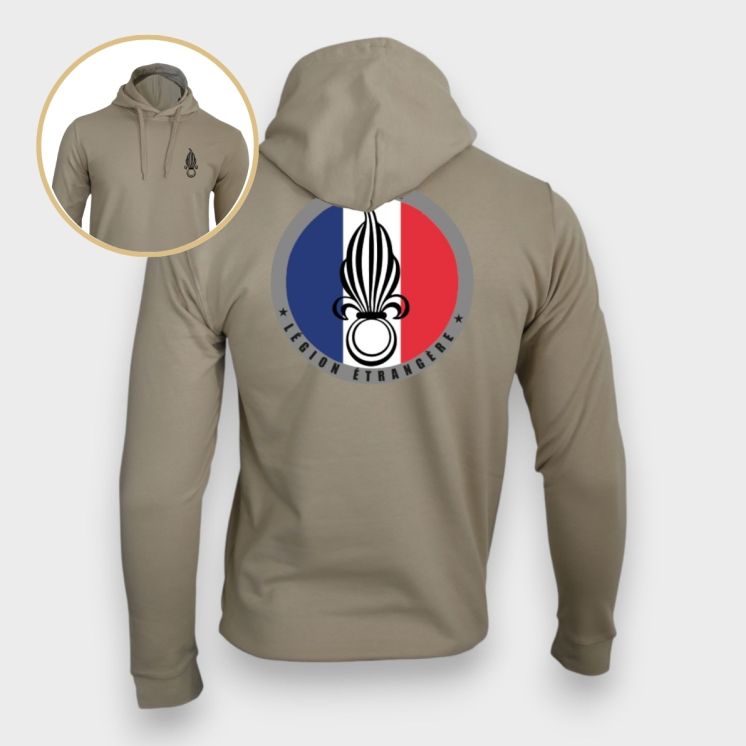 Sweat-shirt Légion Etrangère France Light Sand