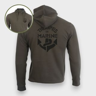 Sweat-shirt Troupes de Marine Kaki