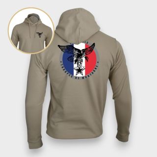Sweat-shirt Toupes de Montagne Française Light Sand