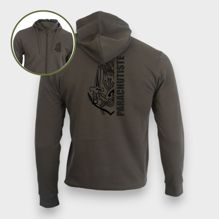 Sweat-shirt zippé para Colo Kakhi