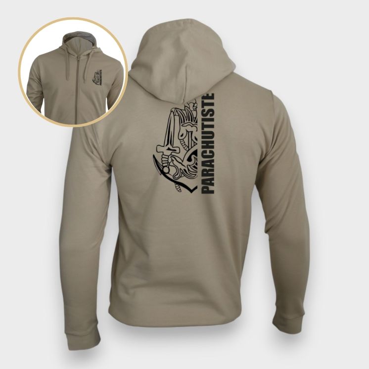 Sweat-shirt zippé para Colo Light sand