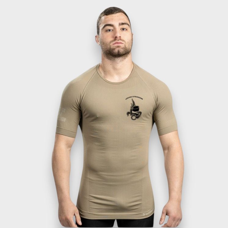 T-shirt Technical Line Foreign Legion Tan