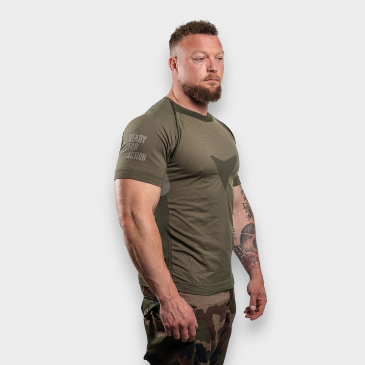 T-shirt FLIGHT Active line Ranger green