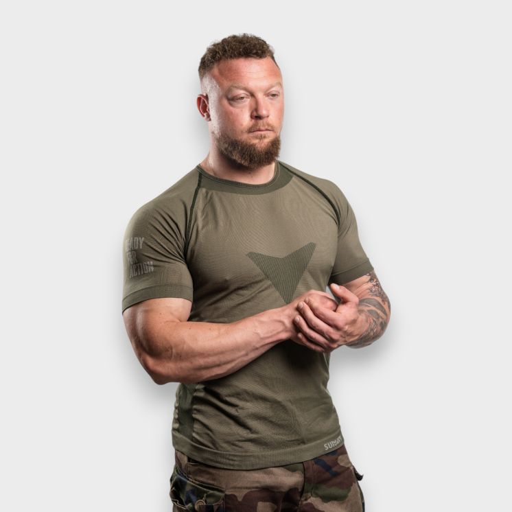 T-shirt FLIGHT Active line Ranger green