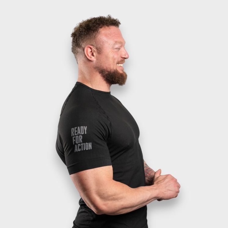 T-shirt FLIGHT Active line Noir