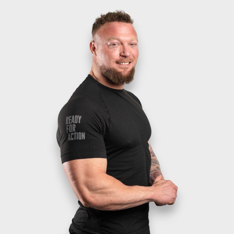 T-shirt FLIGHT Active line Noir