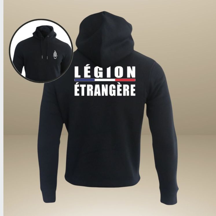 Sweat-shirt 350g Légion Etrangère Liseré Noir
