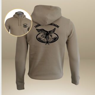 Sweat-shirt 350g Troupes de Montagne Wet Sand